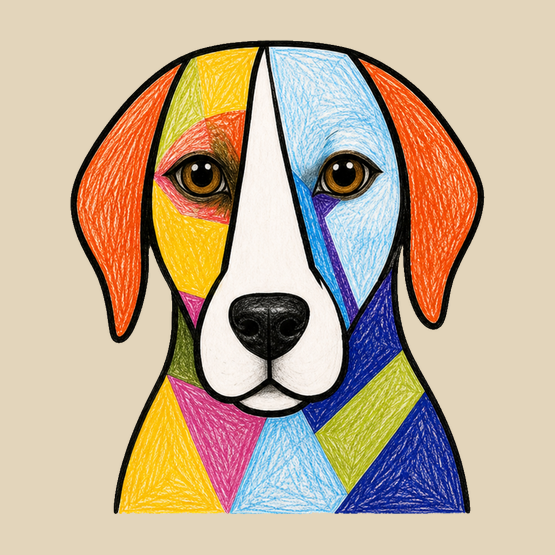 Cane — illustrazione AN1MALE.
