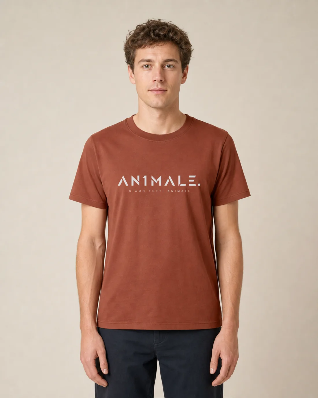 T-shirt linea CORE — uomo (solo logo AN1MALE.)